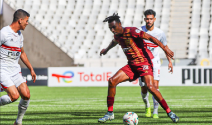 تعادل السلبي ينهي مباراة الزمالك مع ستيلينبوش في ذهاب ربع نهائي كأس الكونفدرالية